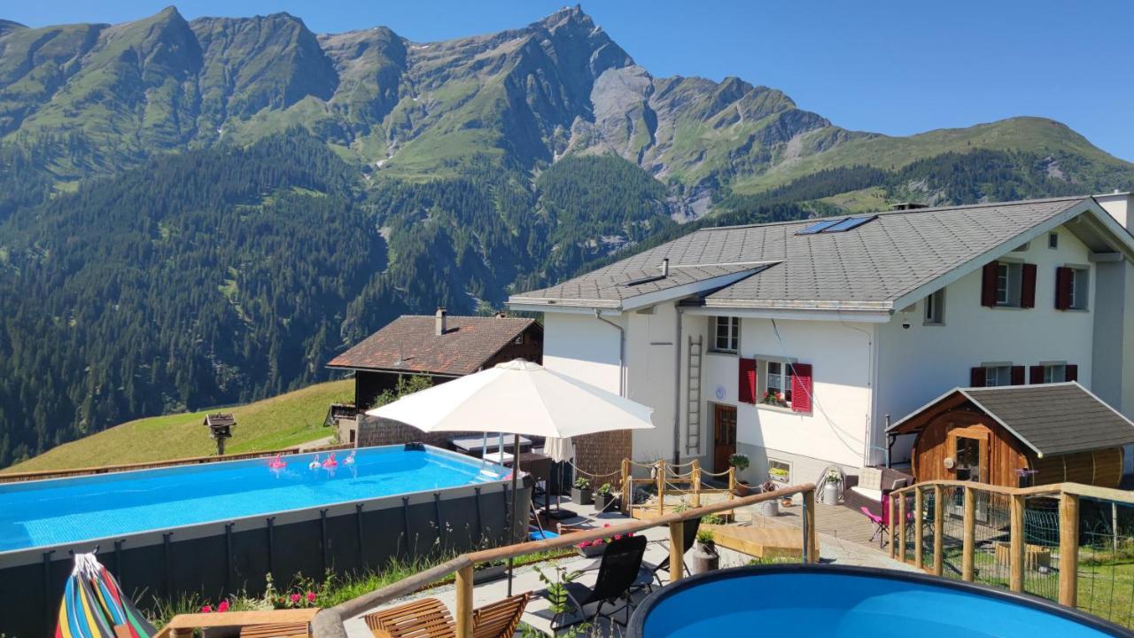 Gasthaus Alpina Tschappina Eksteriør bilde
