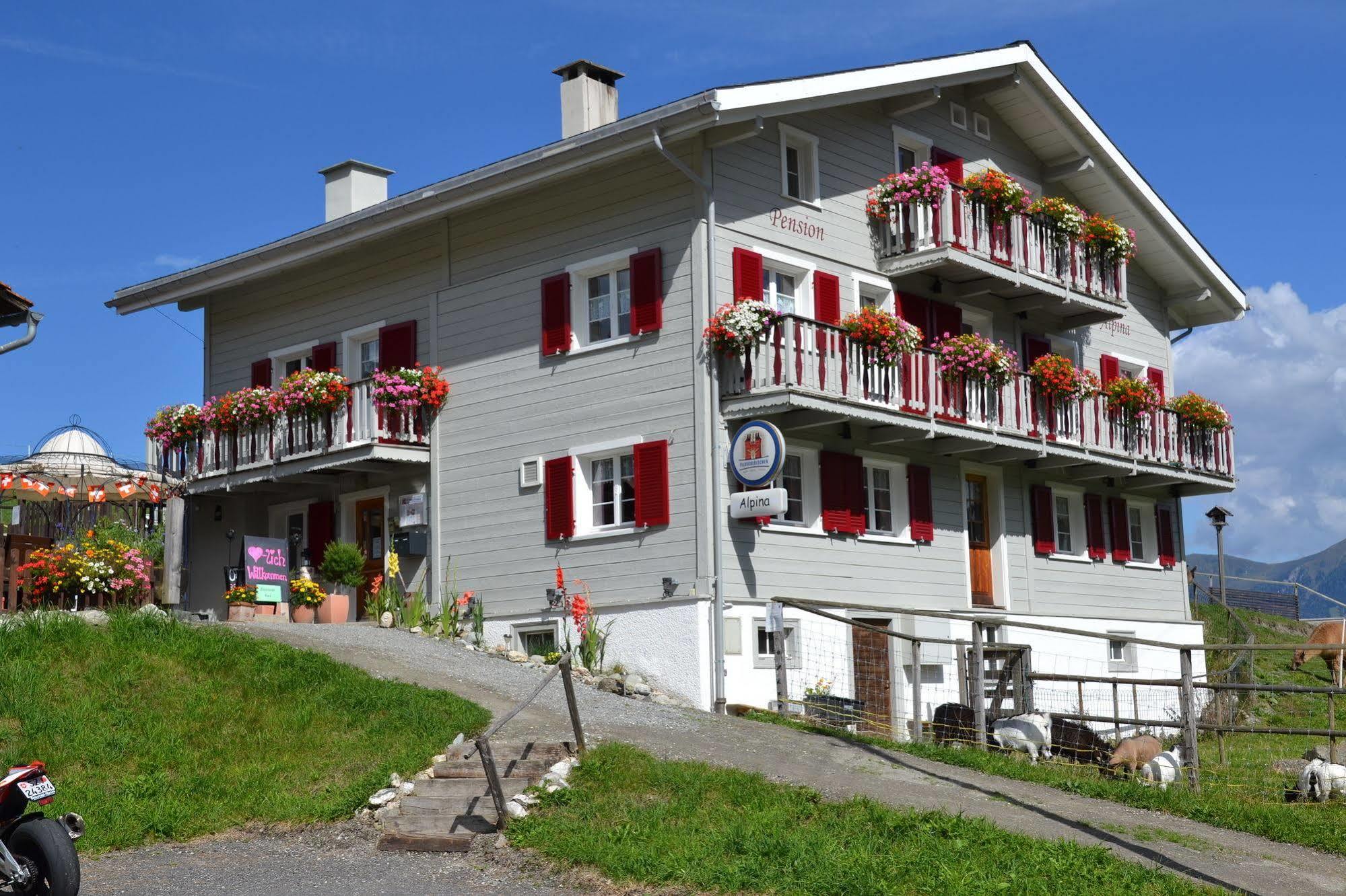 Gasthaus Alpina Tschappina Eksteriør bilde