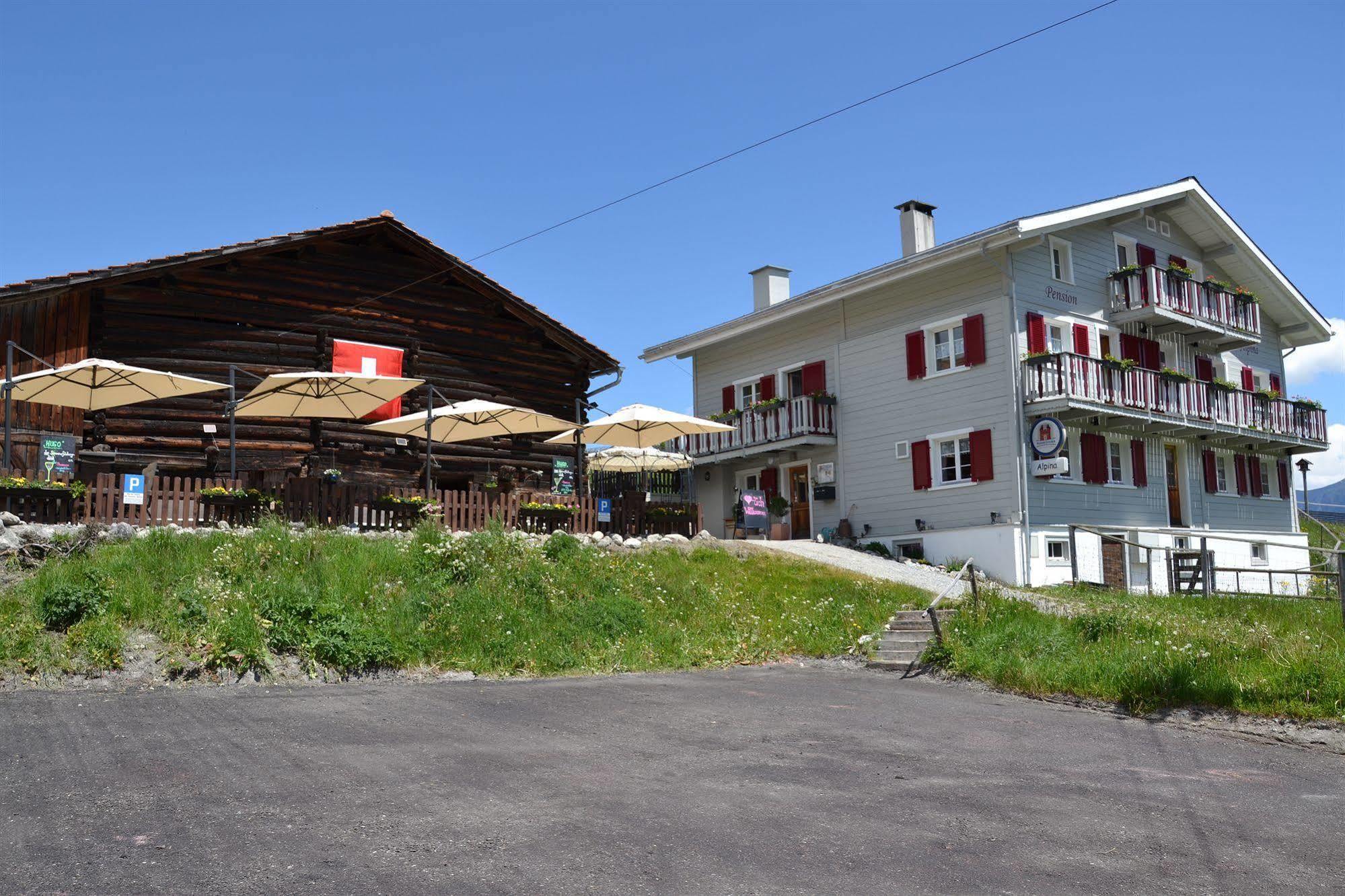 Gasthaus Alpina Tschappina Eksteriør bilde