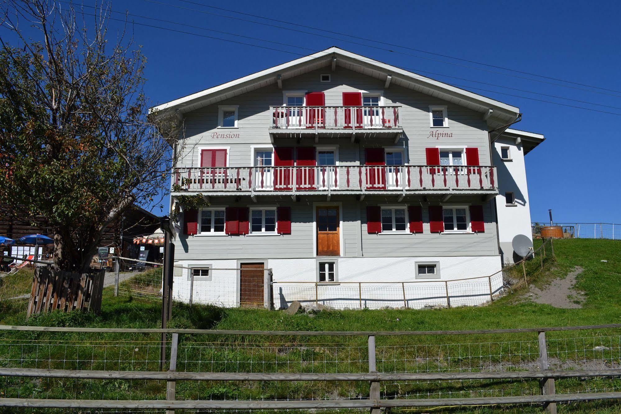 Gasthaus Alpina Tschappina Eksteriør bilde