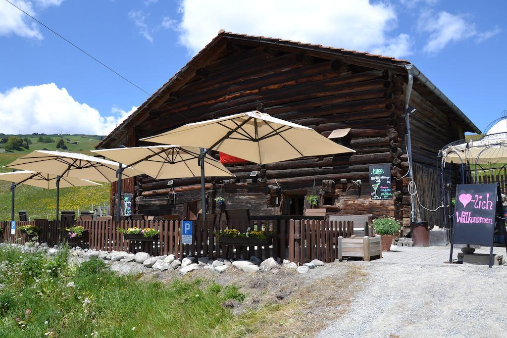 Gasthaus Alpina Tschappina Eksteriør bilde