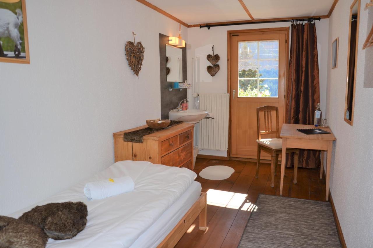 Gasthaus Alpina Tschappina Eksteriør bilde
